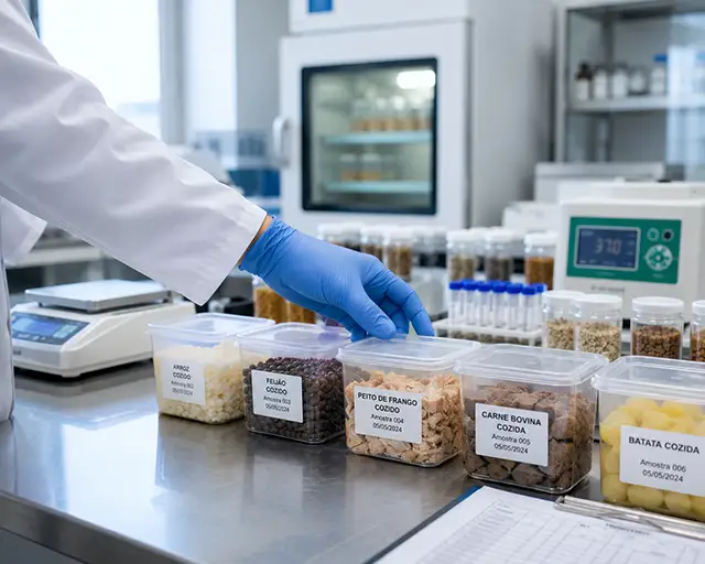 Laboratório de análise de alimentos